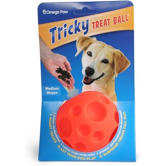 Omega Paw Omega Paw Tricky Treat Ball Medium