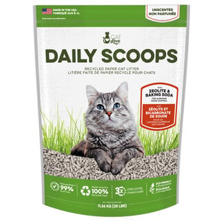 Cat Love Daily Scoops Recycled Paper Litter 25lb