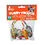 Furry Frolics Glitter Stripe Catnip Mice 4 Pack