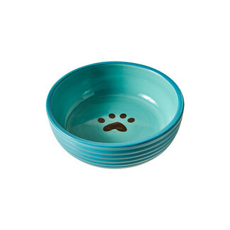 Spot SPOT Elegance Dog Dish Aqua 5"
