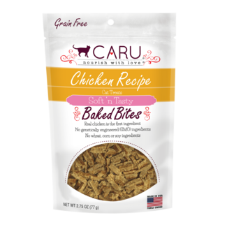 Caru Caru Soft ‘n Tasty Baked Chicken Recipe Bites for Cats 77g