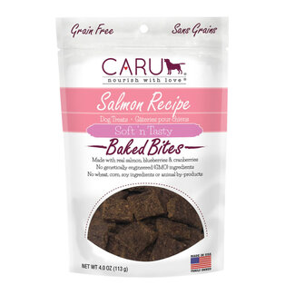 Caru Caru Soft ‘n Tasty Baked Salmon Recipe Bites for Dogs 113g