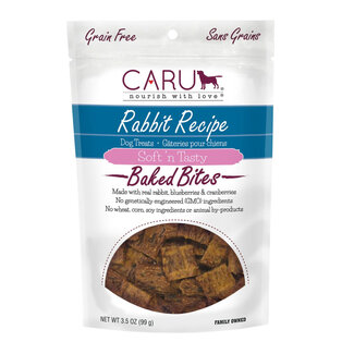 Caru Caru Soft ‘n Tasty Baked Rabbit Recipe Bites for Dogs 99g