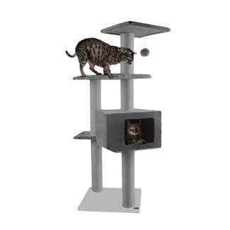 Goo-eez Goo-eez Casablanca Three Tiered Cat Tree with Scratching Post 43"