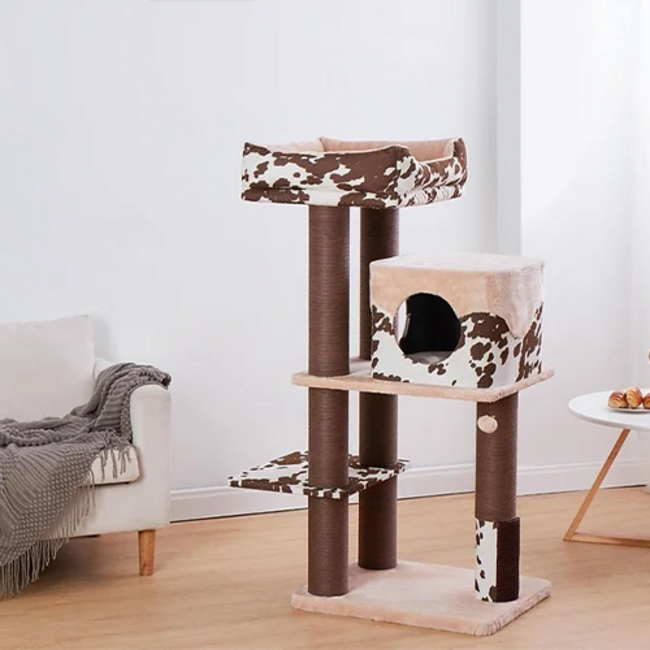 PetPals Group Cowboy 4-Level Cat Tree 50"