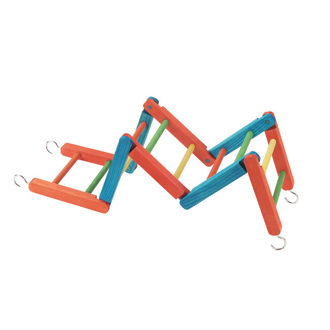 Smart Play Trifold Ladder Enrichment Parrot Toy