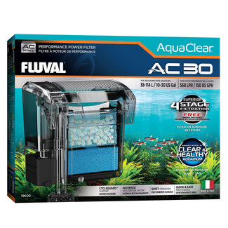 AquaClear Fluval AC30 Power Filter, 10-30 US Gal / 38-114 L