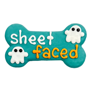 Bosco and Roxys Sheet Faced 6" Bone Halloween Dog Cookie