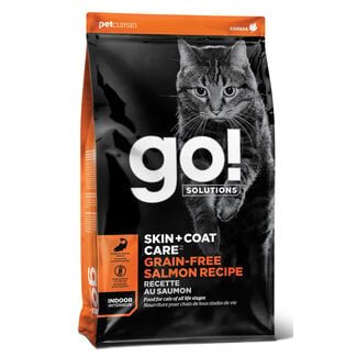 Petcurean - Go! Solutions Go! Skin + Coat Care Grain Free Salmon Recipe for Cats 3lb