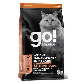 Petcurean - Go! Solutions Go! Weight Management + Joint Care Grain Free Salmon Recipe for Cats 3lb