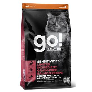 Petcurean - Go! Solutions Go! Sensitivities Limited Ingredient Grain Free Salmon Recipe for Cats 3lb