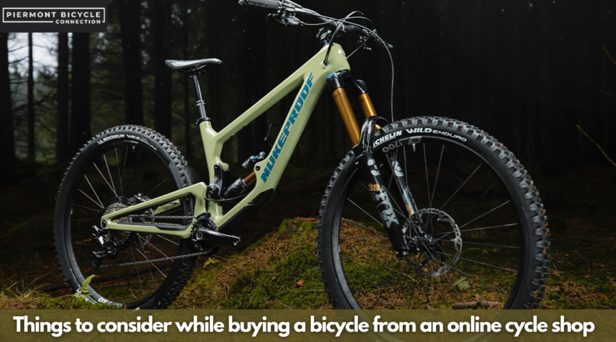 Things to consider while buying a bicycle from an online cycle shop