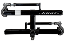 Sherpa 2.0 - 1.25" - 2-Bike Rack - Black Metallic and Gray Anodize