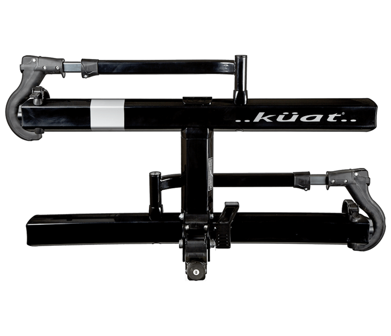 Sherpa 2.0 - 1.25" - 2-Bike Rack - Black Metallic and Gray Anodize