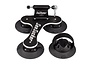 SeaSucker Talon 1-Bike Roof Rack - HUSKE QR Fork Mount and Rear Wheel Holder, Black