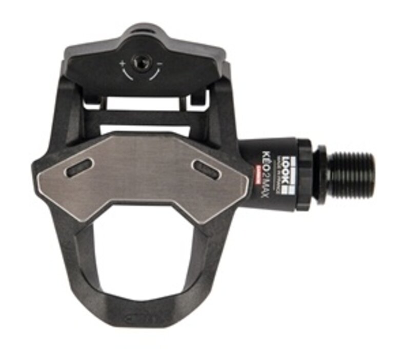 LOOK KEO 2 MAX CARBON Pedals - Single Sided Clipless, Chromoly, 9/16", Black
