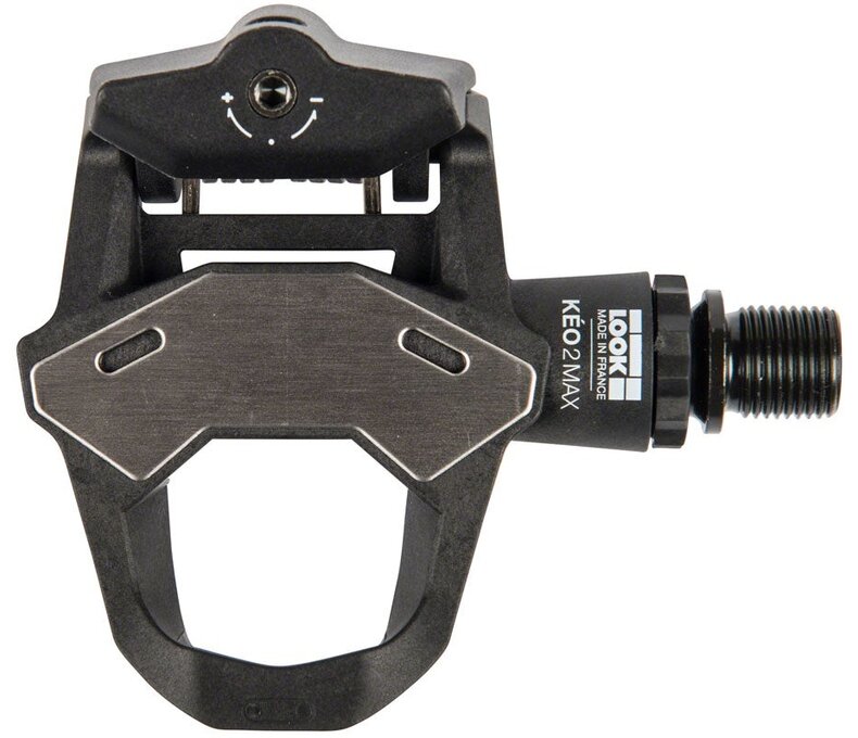 LOOK KEO 2 MAX Pedals - Single Sided Clipless, Chromoly, 9/16", Black