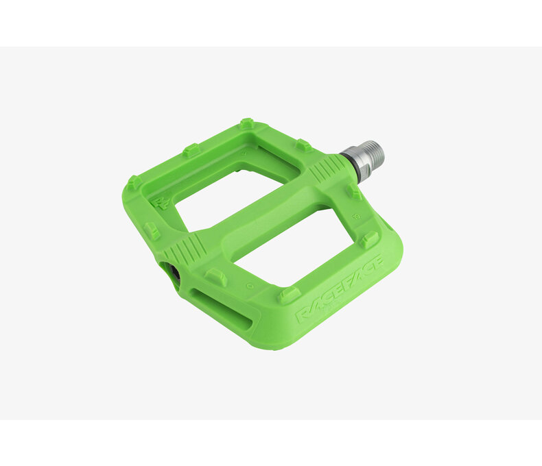 RaceFace Ride Pedals - Platform, Composite, 9/16", Green