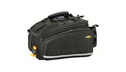 Topeak MTX TrunkBag DXP Rack Bag with Expandable Panniers: 22.6 Liter, Black