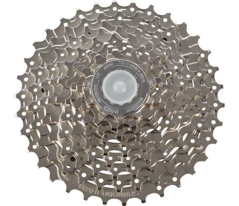 Shimano Alivio CS-HG400 Cassette - 9 Speed, 11-32t, Silver, Nickel Plated