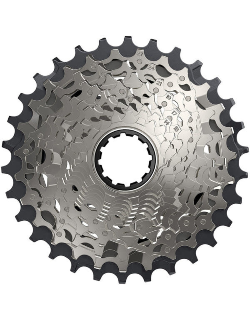 SRAM SRAM Force XG-1270 Cassette  - D1, Silver, 12-Speed, 10-30