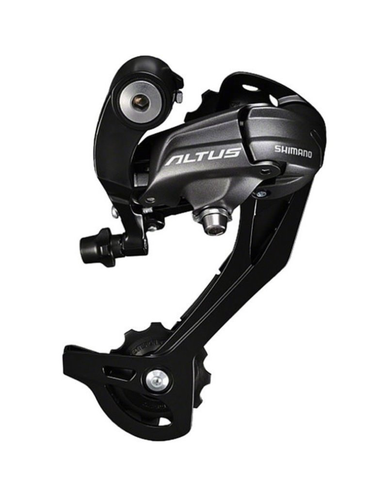 SHIMANO AMERICAN CORP. Shimano RD-M370-SGS Altus 9 Speed Rear Derailleur - Long Cage, Black