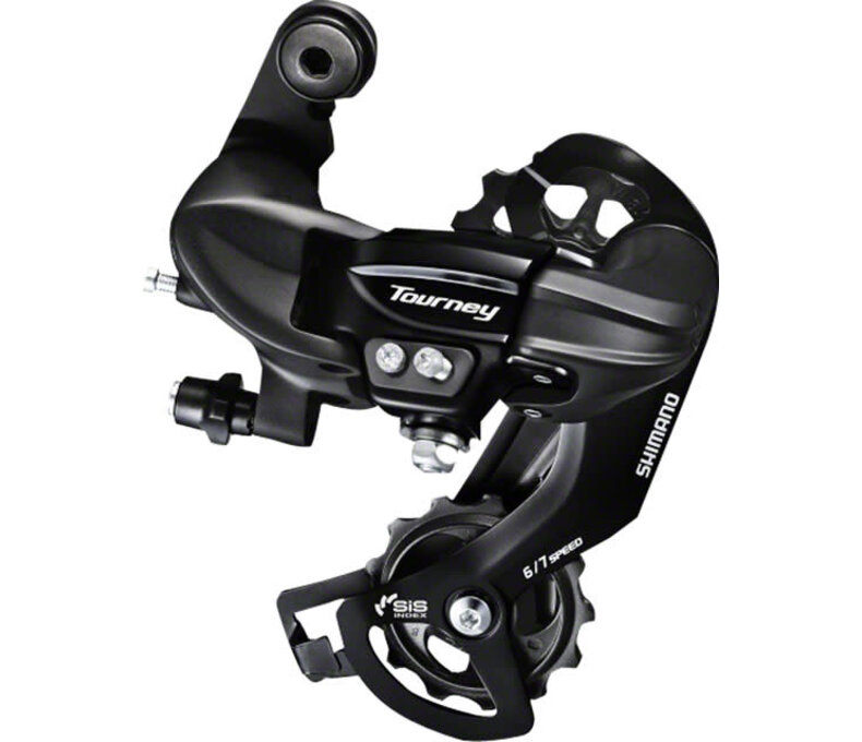 Shimano Tourney RD-TY300-SGS Rear Derailleur - 6,7 Speed, Long Cage, Black, Shimano Rear Direct Mount