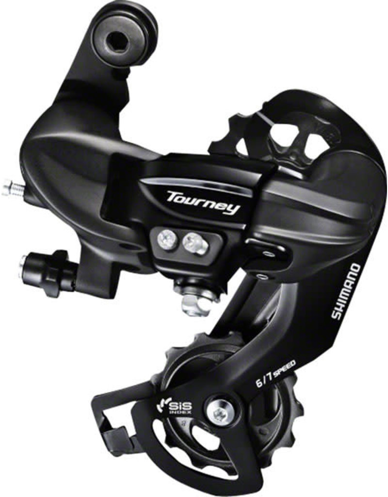 SHIMANO AMERICAN CORP. Shimano Tourney RD-TY300-SGS Rear Derailleur - 6,7 Speed, Long Cage, Black, Shimano Rear Direct Mount