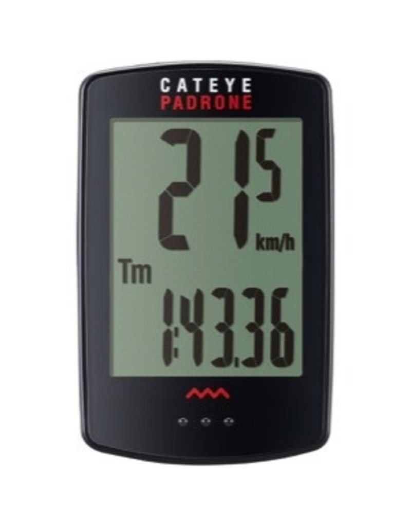 CatEye Padrone Bike Computer - Wireless, Black