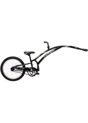 Adams Trail A Bikes Compact Folder Child Trailer: Black