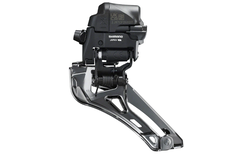 Shimano Ultegra FD-R8150 Di2 Front Derailleur - 2x12-Speed Braze-on Down Swing For 50-54t Max Black/Silver