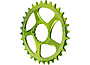 Race Face Narrow Wide Chainring: Direct Mount Clinch - 32T, 9-12sp, Green