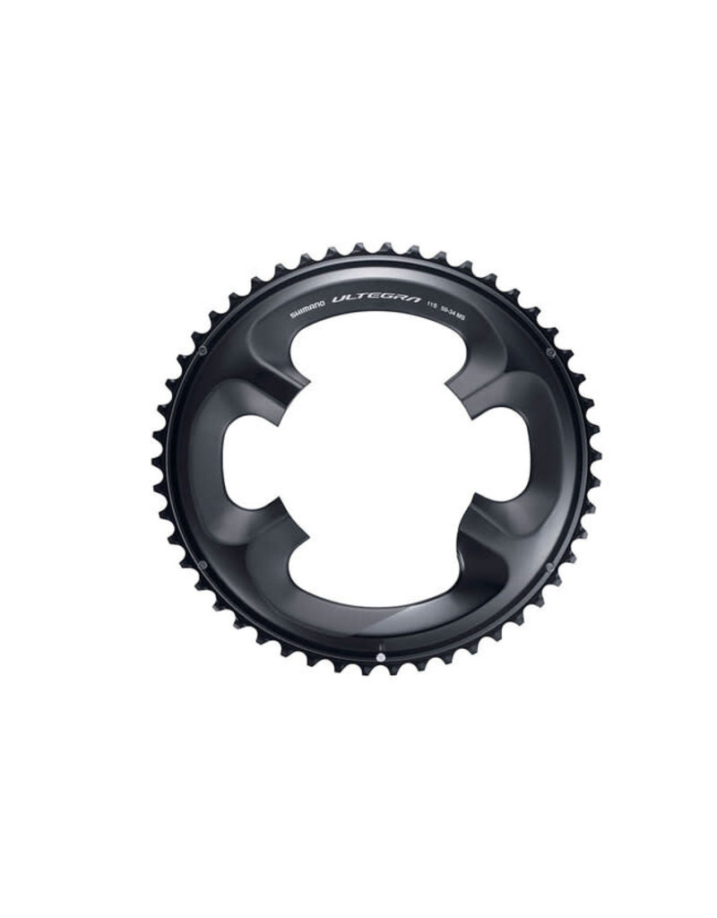 SHIMANO AMERICAN CORP. Shimano Ultegra R8000 Chainring - 52T-MT, 110mm, 11-speed