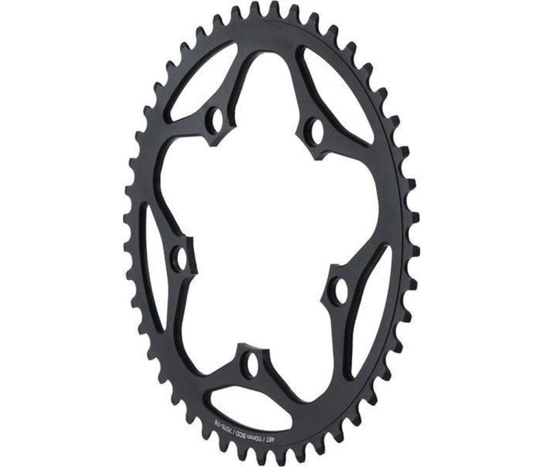Dimension Single Speed Outer Chainring - 42T x 94mm, Black