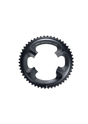 SHIMANO AMERICAN CORP. Shimano FC-R8000 Ultegra Double Chainrings - 11sp, 110mm x 50T, Asym., Outer for 34/50t (Black)