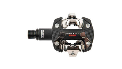 Look Keo X-Track Aluminum Body MTB Clipless Pedals - Cr-Mo axle, 9/16'', Black