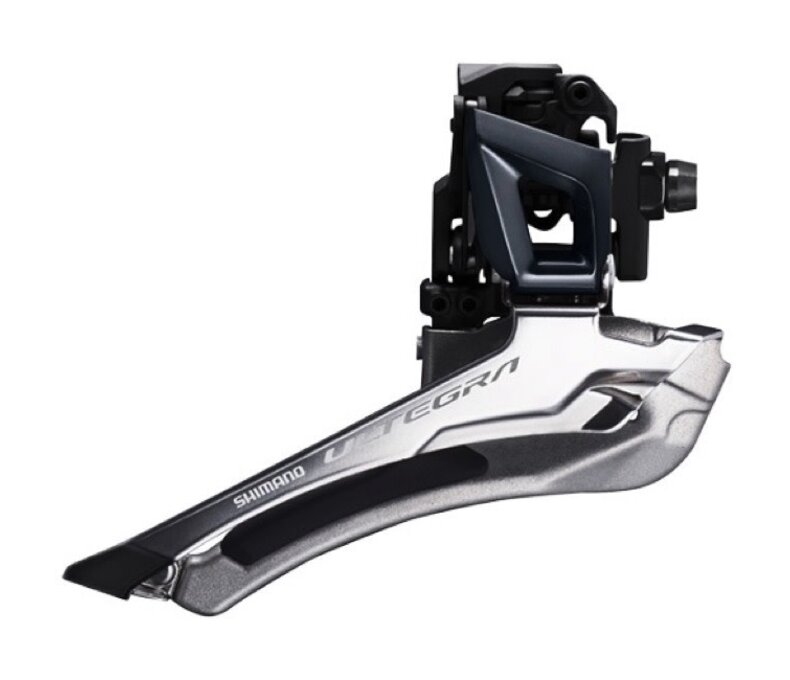 Shimano FD-R8000 Ultegra Double Front Derailleur - 11 Speed, Braze-On (Black)