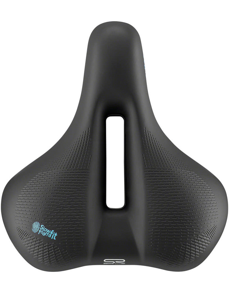 Selle Royal Float Saddle - Steel, Black, Relaxed