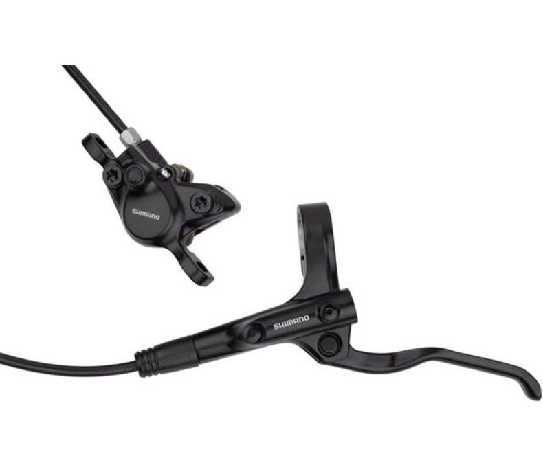 Shimano Alivio BL-MT200/BR-MT200 Disc Brake and Lever - Front, Hydraulic, Post Mount, Resin Pads, Black