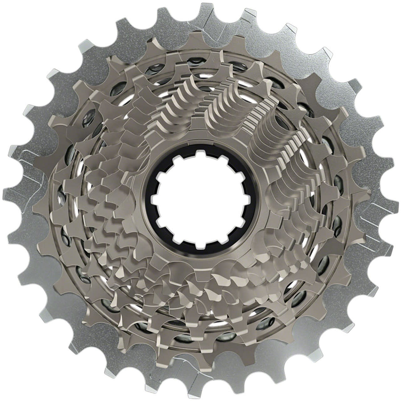 SRAM RED AXS XG-1290 Cassette - 12-Speed, Silver, XDR Driver, 10