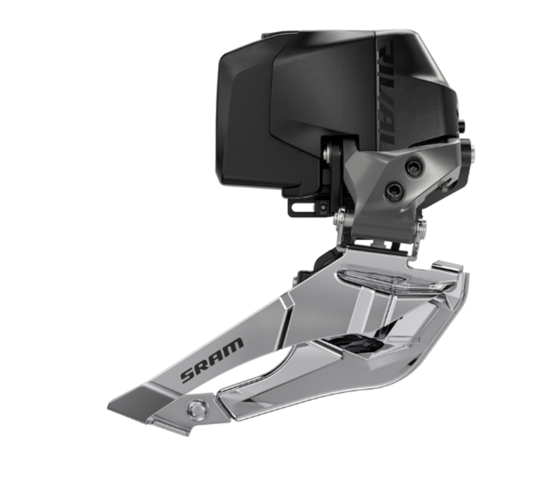 SRAM Rival eTap AXS Front Derailleur - D1, Braze-on, 2x12-Speed, Black