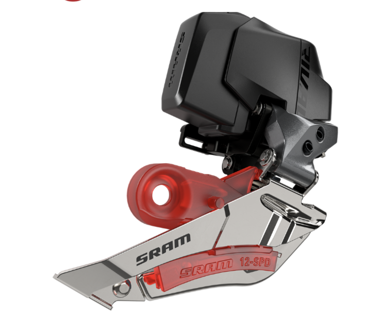 SRAM Rival eTap AXS Front Derailleur - D1, Braze-on, 2x12-Speed, Black