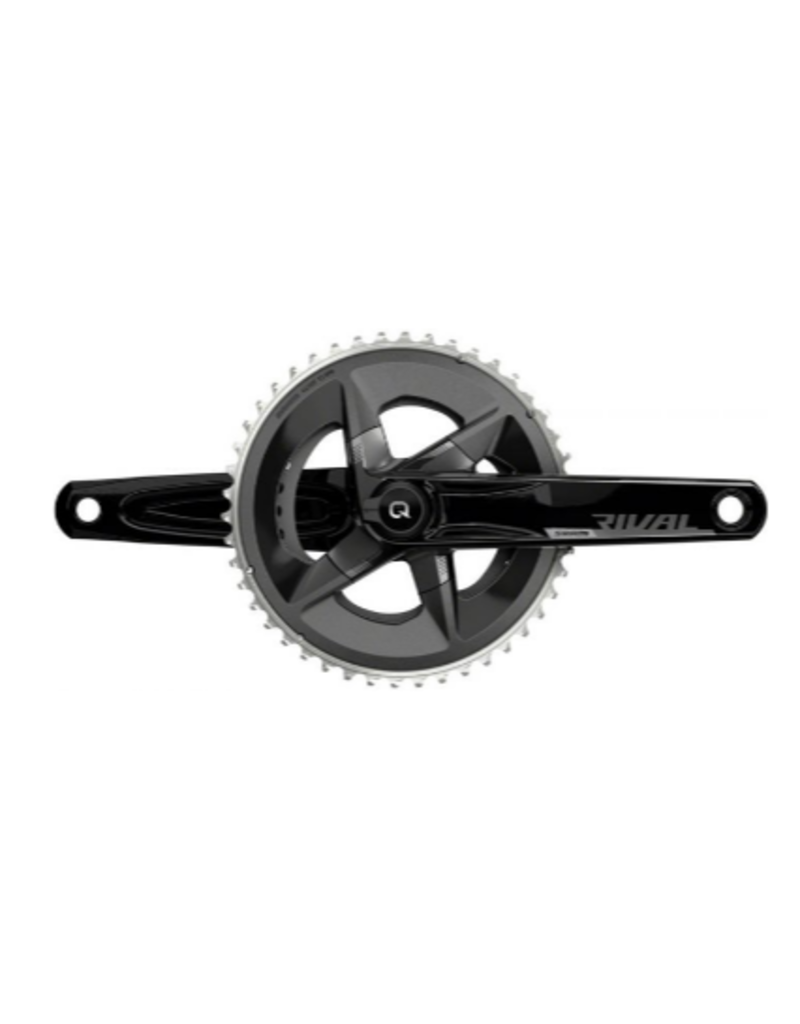 SRAM SRAM Rival AXS Crankset with Quarq Power Meter - 170mm, 12-Speed, 46/33t Yaw, 107 BCD, DUB Spindle Interface, Black