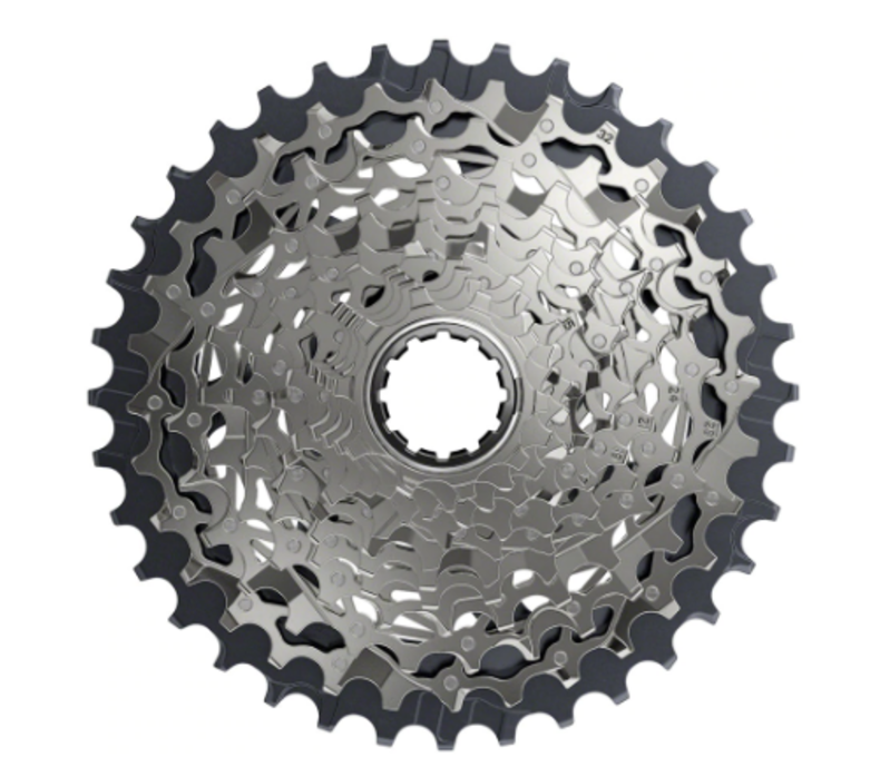 SRAM Force AXS XG-1270 Cassette - 12-Speed, 10-36t, Silver, For XDR Driver Body, D1