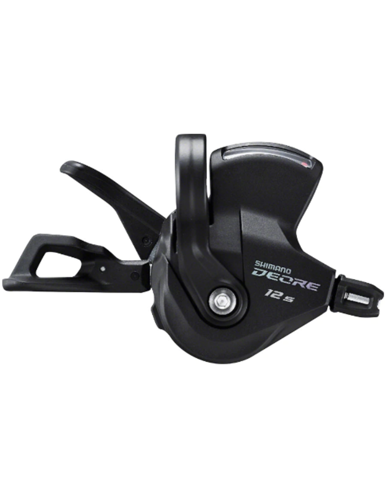 SHIMANO AMERICAN CORP. Shimano Deore SL-M6100-R Right Shift Lever - 12-Speed, RapidFire Plus, Optical Gear Display, Black