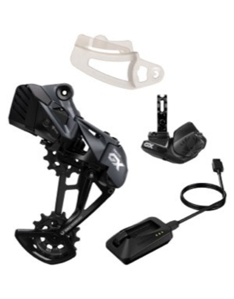 SRAM SRAM GX Eagle AXS Upgrade Kit - Rear Derailleur, Battery, Eagle AXS Controller w/ Clamp, Charger/Cord, Chain Gap Tool, Black