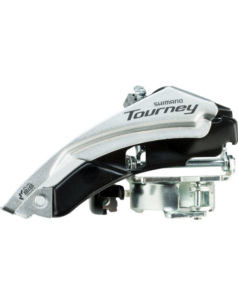 SHIMANO AMERICAN CORP. Shimano Tourney FD-TY500 6/7-Speed Triple Top-Swing Dual-Pull Front Derailleur