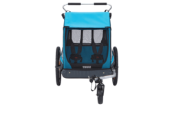 Coaster XT 2-seat bike trailer black