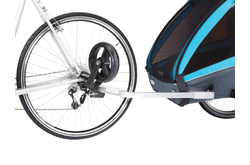 Coaster XT 2-seat bike trailer black