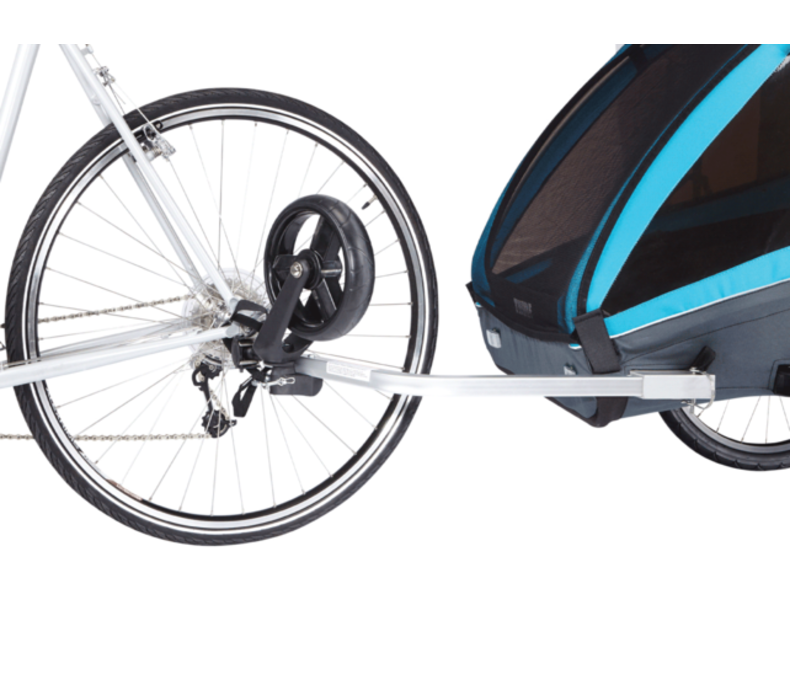 Coaster XT 2-seat bike trailer black